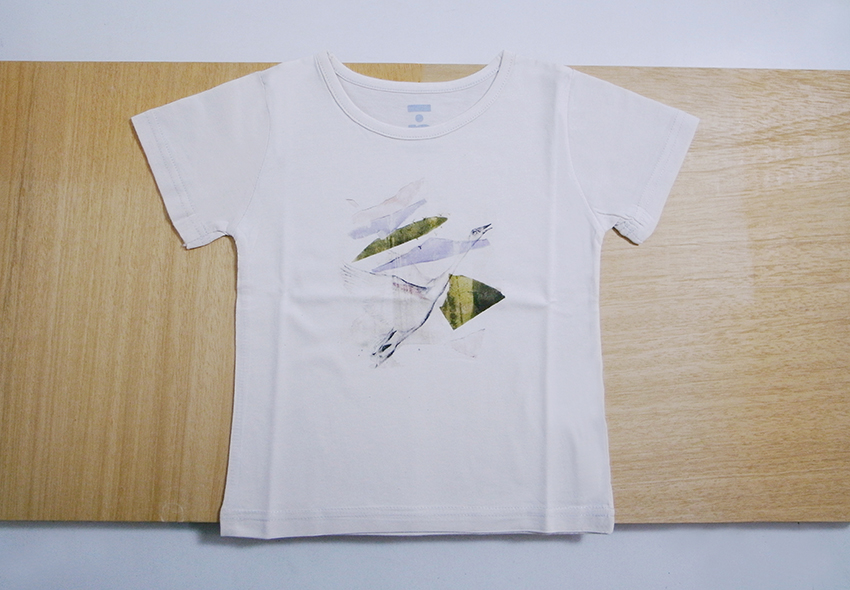 IAN 子供服シリーズ オーガニックコットン 渡り鳥 渡り鳥 100%オリジナル 胚芽カラー オーガニックコットン(ホワイトにカスタマイズ可能) - その他 - コットン・麻